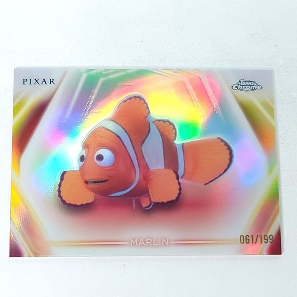 Marlin Topps 2026 Disney Neon Holo Chrome Refractor Limited 061/199 CNE